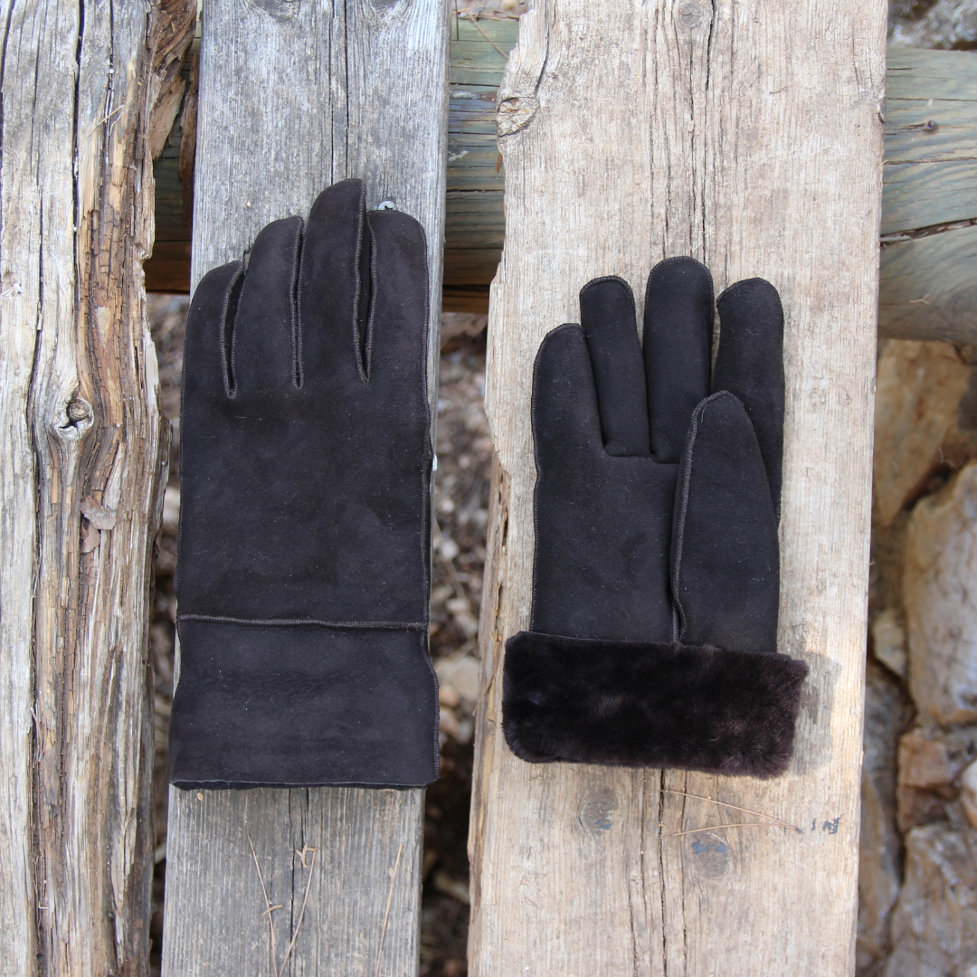 Sheepskin Fur Gloves in Many Colors for Men/women 