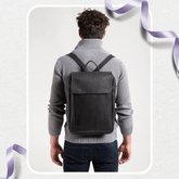 Unisex leather backpack "Pantheon"