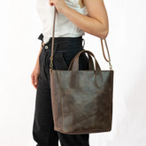 Leather Tote Bag "Hera"