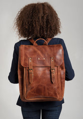 Leather backpack XXLarge "Titan"