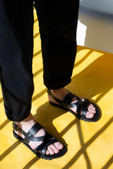 Leather sandals "Achilleus"