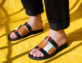 Leather sandals "Polyphemus"