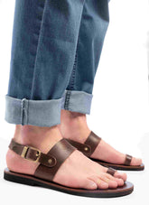 Leather sandals "Agamemnon"