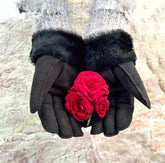 Ladies sheepskin gloves