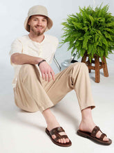 Leather sandals "Hector"