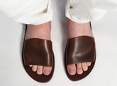 Men's leather sandals "Eros"