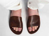 Leather sandals "Eros"