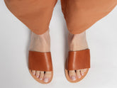 Leather sandals "Clio"