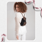 Mini leather backpack "Filia"