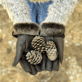 Unisex sheepskin gloves