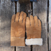 Camel singleseam gloves