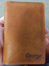 Leather passport cover