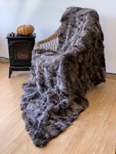 Toscana ash grey 3seater throw