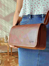 Women's leather crossbody bag 'Sofia'