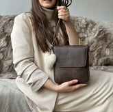 Leather bag "Agape"