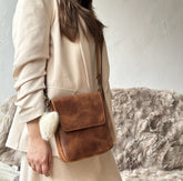 Leather bag "Agape"