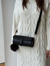 Leather barrel bag "Tyche"