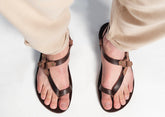 Leather sandals “Alexander”