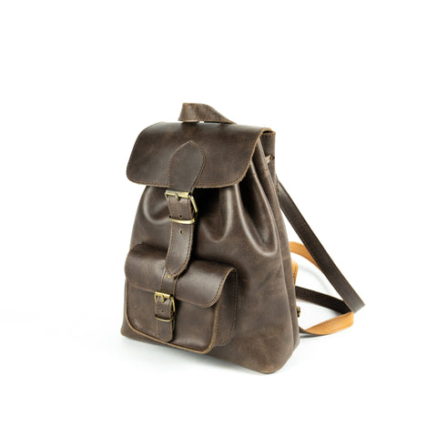 Small leather backpack "Filotis"