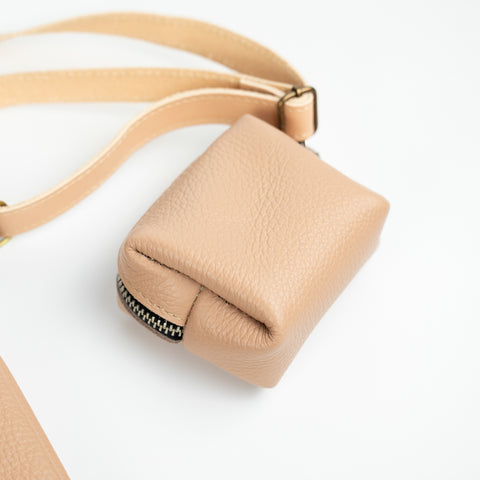 Leather Phone Pouch with Shoulder Strap