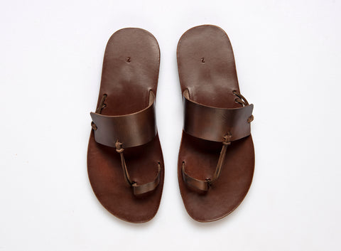 Leather sandals "Priamos"