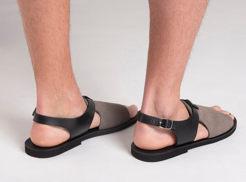Handmade Greek Leather Sandals: Ankle Strap Summer Shoes