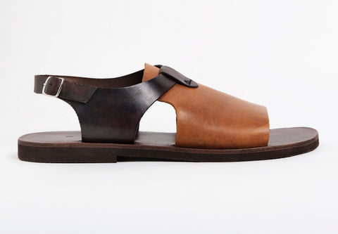Handmade Leather Ankle Strap Sandals: Greek Summer Shoes
