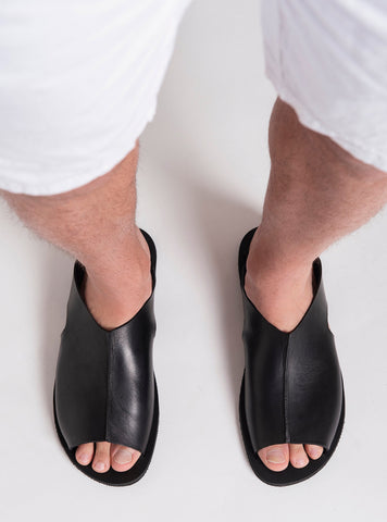 LEATHER SANDALS "Homeros"