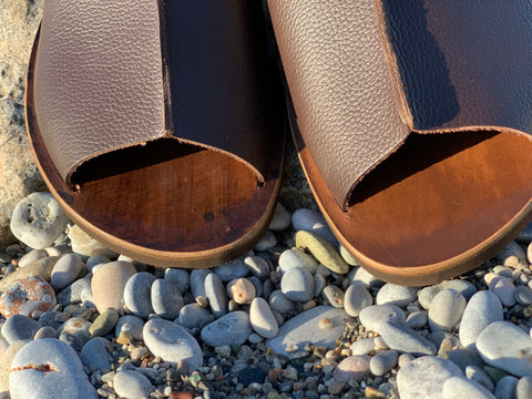 LEATHER SANDALS "Homeros"