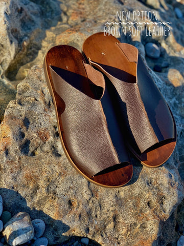 LEATHER SANDALS "Homeros"