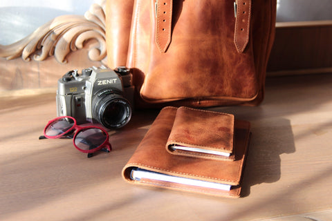 LEATHER PASSPORT COVER Personalized ,full grain leather travel wallet, credit card money holder