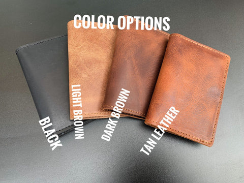 LEATHER PASSPORT COVER Personalized ,full grain leather travel wallet, credit card money holder