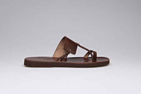RING TOE SANDALS men leather sandals mens greek handmade summer shoes with ringtoe "Priamos"