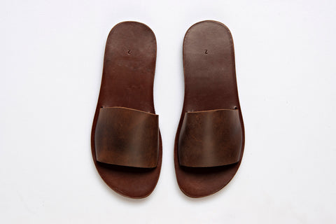 MENS FLAT SLIDES sandals summer sandals "Eros"
