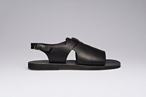 Handmade Leather Ankle Strap Sandals: Greek Summer Shoes