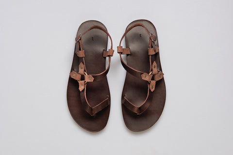Handmade Leather Mens Sandals: Greek Summer Shoes