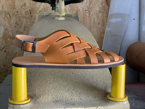 ZERO DROP SANDALS mens leather quality handmade shoes "hephaestus"