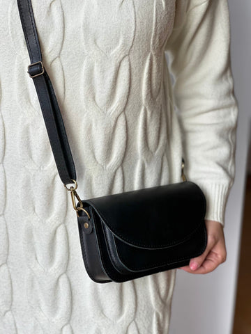 Small black crossbody bag