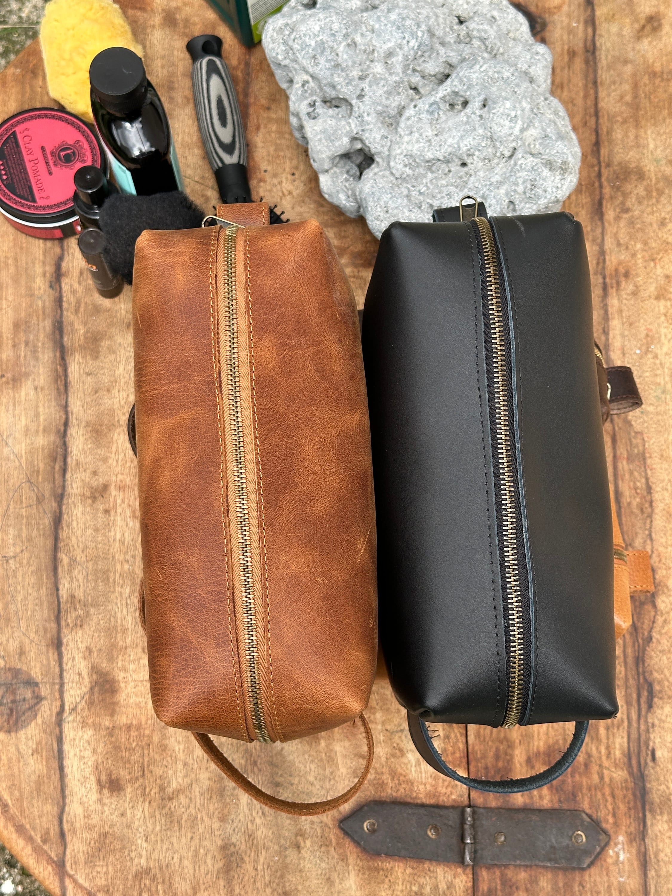 Men's large toiletry bag