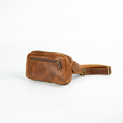 Handmade Full Grain Leather Hip Bag