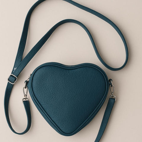 Heart Phone Crossbody for iPhone 17 Pro Max – Vegan (Eco) Leather