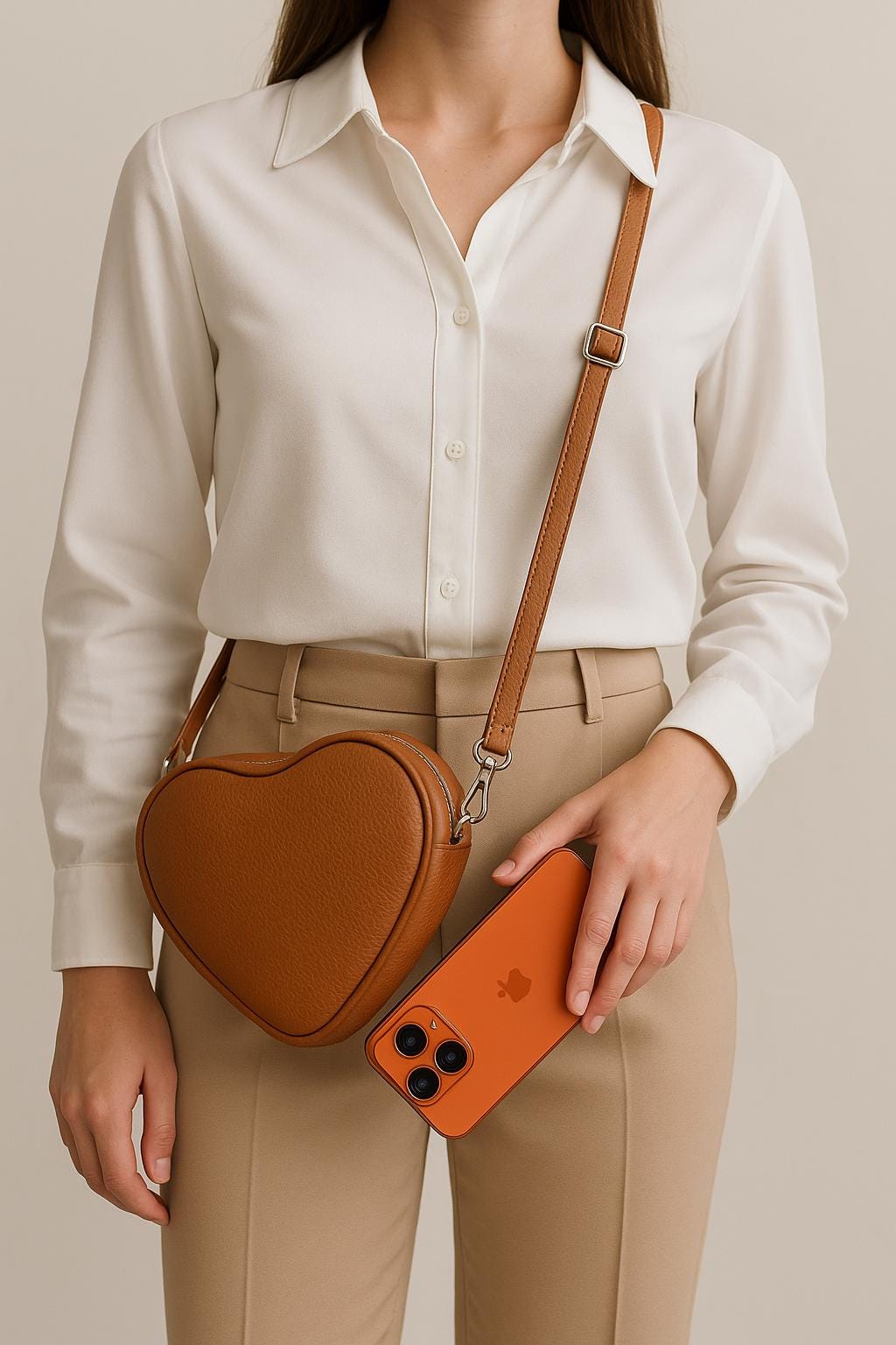 Crossbody bag for iPhone 17 Pro Max – Vegan (Eco) Leather