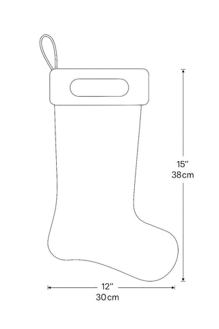 Personalized Leather Christmas Stocking: Engraved Name Tag, Holiday Decor