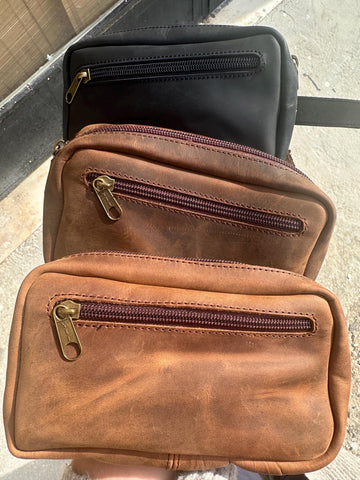 Handmade Full Grain Leather Hip Bag